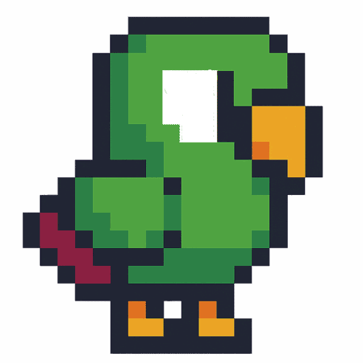 Papagaio parrot mascot